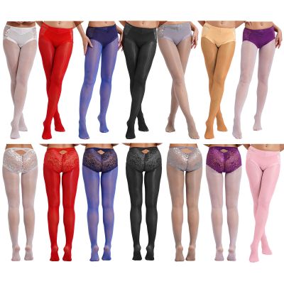 Womens Pantyhose Nightclub Bodystockings Patchwork Tights Transparent Stockings